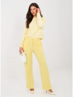 Spodnie IT SP model 21910974 jasny żółty - FPrice Spodnie IT SP model 21910974 jasny żółty - FPrice