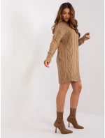 Sukienka LC SK ciemny bezowy model 20129353 - FPrice Sukienka LC SK ciemny bezowy model 20129353 - FPrice