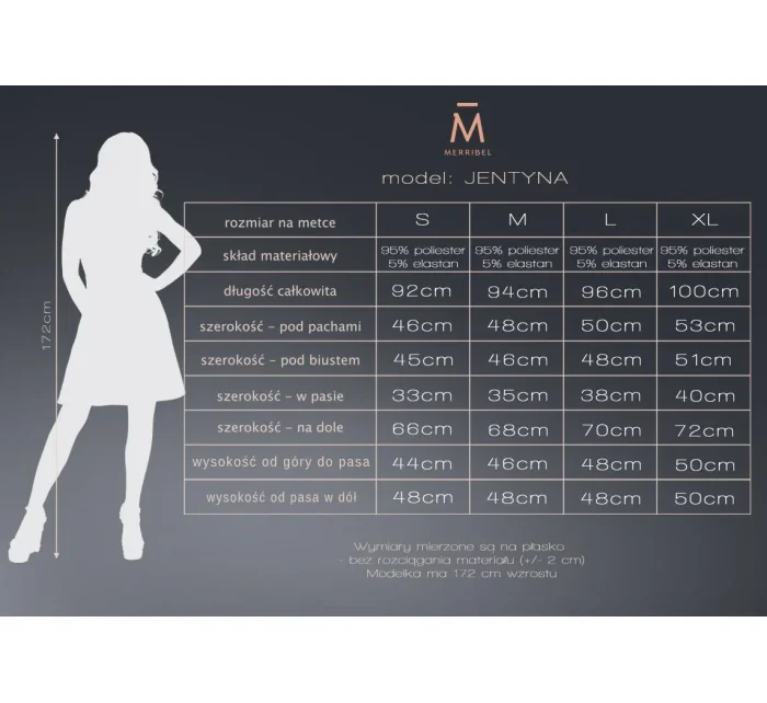 model 17571348 Černé šaty - Merribel