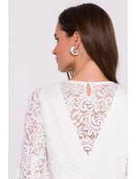 Dámské šaty model 20857724 krémové - STYLOVE