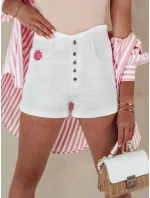 Dámské šortky STREETVIBE white FashionStreet SY0388 Dámské šortky STREETVIBE white FashionStreet SY0388
