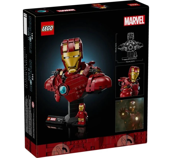 LEGO Marvel 76327 Busta Iron Mana MK4 LEGO Marvel 76327 Busta Iron Mana MK4