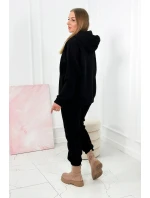 Izolovaná souprava s výšivkou Los Angeles černý Izolovaná souprava s výšivkou Los Angeles černý