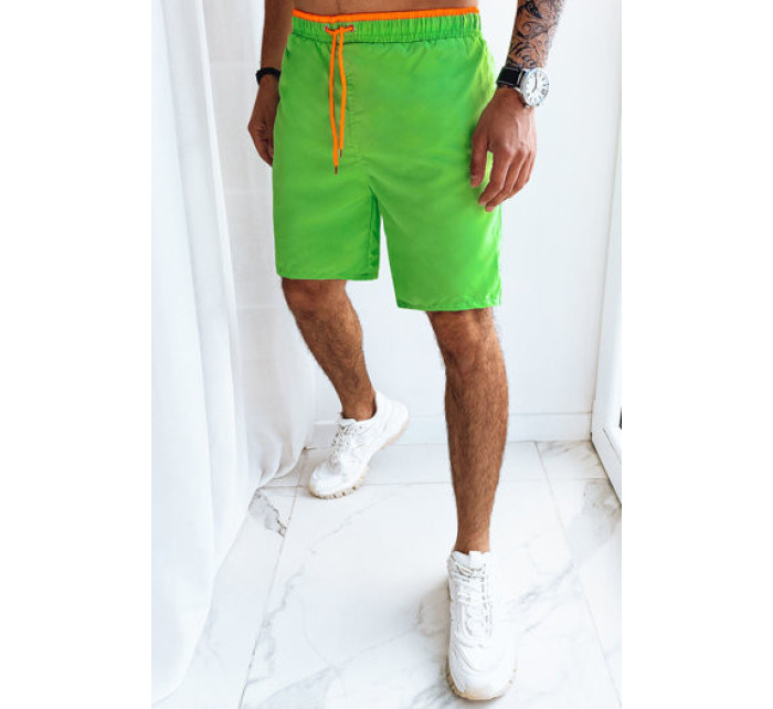 Světle zelené pánské koupací šortky Dstreet SX2298