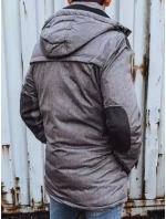 Pánská zimní bunda šedá model 21966652 - Dstreet