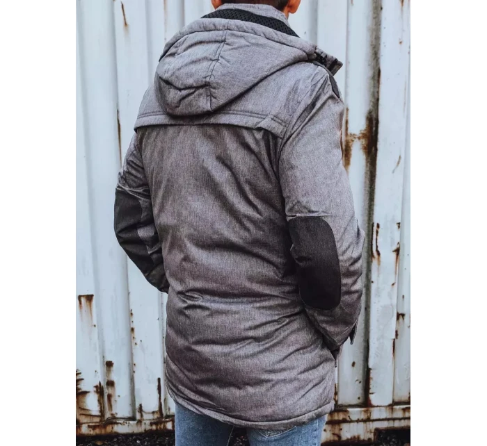 Pánská zimní bunda šedá model 21966652 - Dstreet