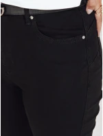 Dámské úzké džíny černé FashionStreet UY2756