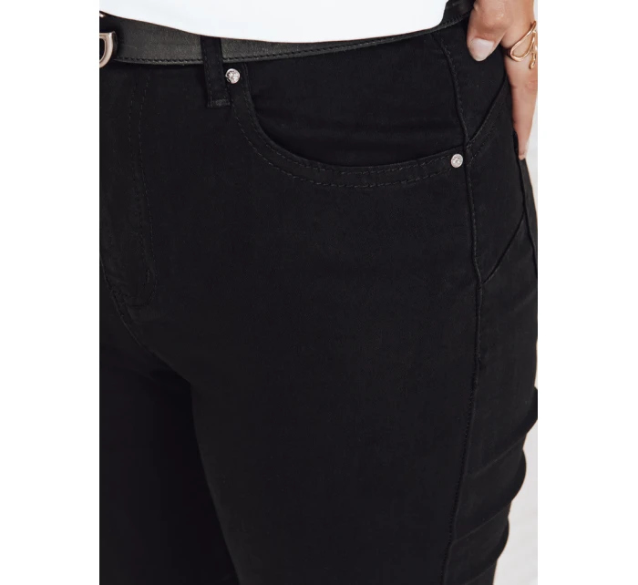 Dámské úzké džíny černé FashionStreet UY2756