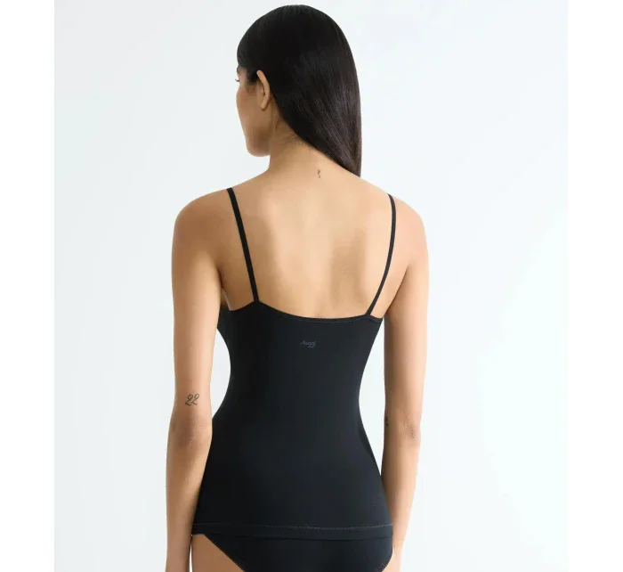 sloggi GO Daily Cotton Spaghetti Top - BLACK - SLOGGI BLACK - SLOGGI