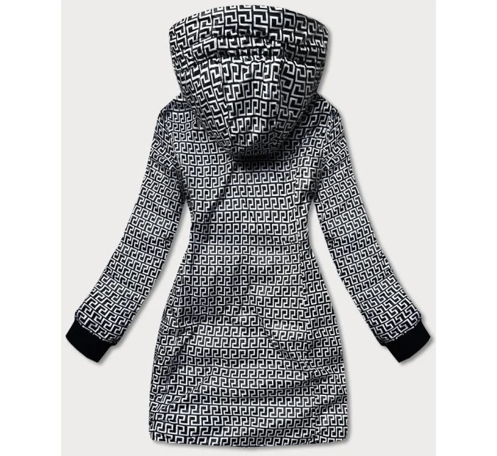 Zelená oboustranná dámská metalická bunda (b8070-10)