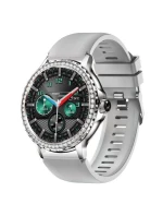 Dámské chytré hodinky Stříbrný náramek + řemínek model 21806347 - RUBICON Dámské chytré hodinky Stříbrný náramek + řemínek model 21806347 - RUBICON