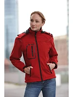 JN Dámská 3vrstvá zimní softshellová bunda 02. red model 22494799 - Daiber JN Dámská 3vrstvá zimní softshellová bunda 02. red model 22494799 - Daiber