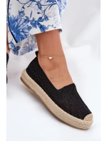 Dámské Espadrilky Na Platformě model 21691926 Černé - VINCEZA