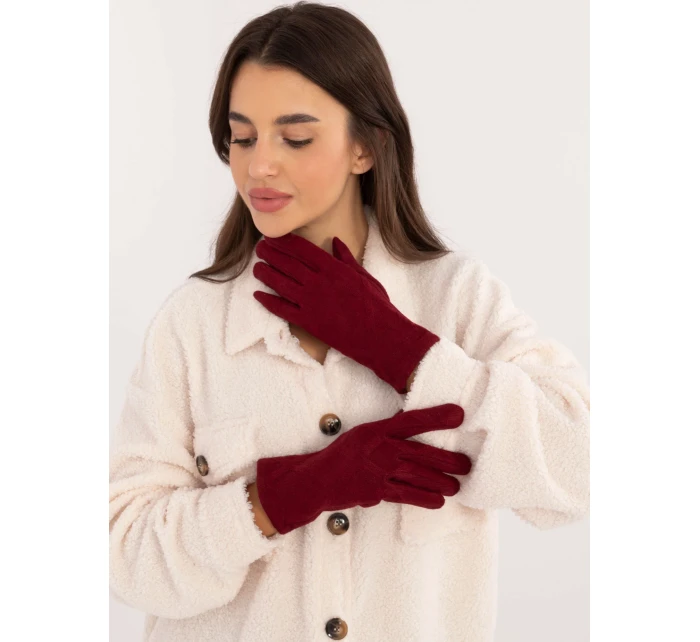 Rukavice AT RK model 20527628 bordó - FPrice