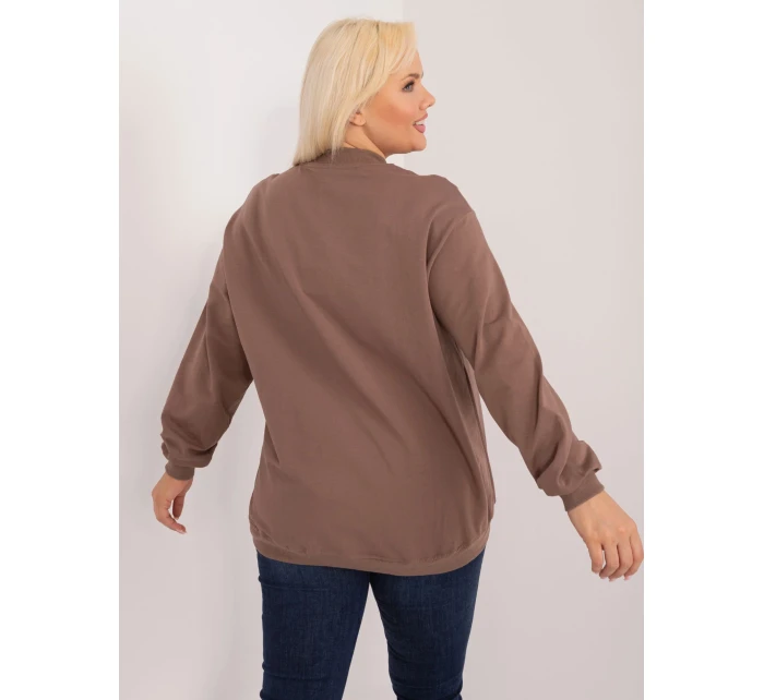 Mikina RV BL 6299.11 hnědá