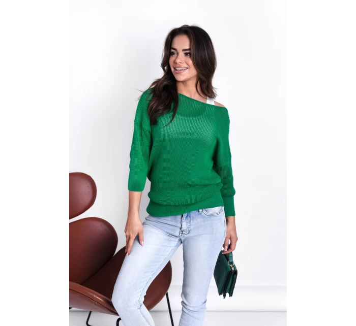 Dámský svetr model 20094828 - OFF PINK Dámský svetr model 20094828 - OFF PINK