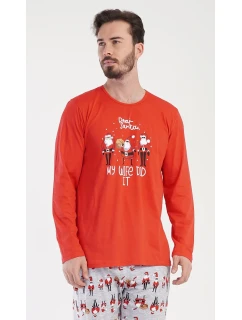 Pánské pyžamo dlouhé Santa