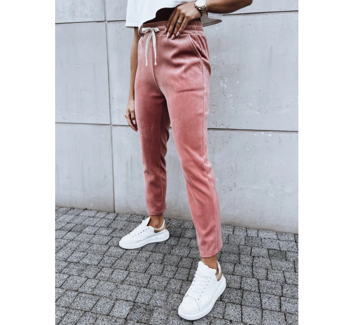 Dámské tepláky růžové model 21970909 - Dstreet Dámské tepláky růžové model 21970909 - Dstreet