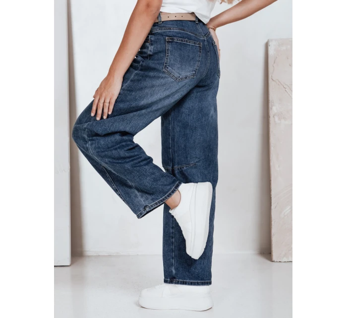 Dámské modré džíny s širokými nohavicemi Dstreet model 21992494 - FashionStreet Dámské modré džíny s širokými nohavicemi Dstreet model 21992494 - FashionStreet