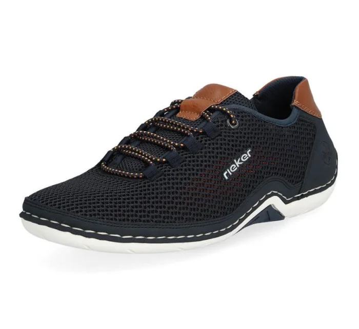 Pohodlné polobotky Rieker M RKR666 navy blue
