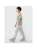 Chlapecké tepláky typu jogger model 21437070 - 4F Chlapecké tepláky typu jogger model 21437070 - 4F
