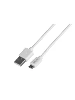 Kabel SAVIO CL-123 (Micro USB - USB 2.0 ; 1m; bílá barva)