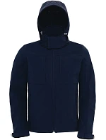 B&C Hooded Softshell /men Pánská 3-vrstvá softshellová bunda s kapucí 01.1950 navy B&C Hooded Softshell /men Pánská 3-vrstvá softshellová bunda s kapucí 01.1950 navy