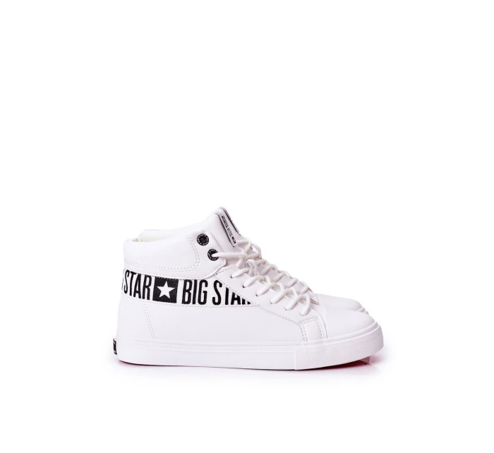 Pánské Tenisky Big Star Vysoké Bílé EE174340 Pánské Tenisky Big Star Vysoké Bílé EE174340