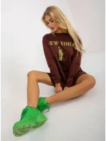 Mikina VI BL model 17865896 tmavě hnědá - FPrice