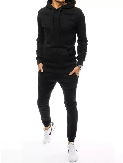 FashionStreet černá pánská tepláková souprava AX0547