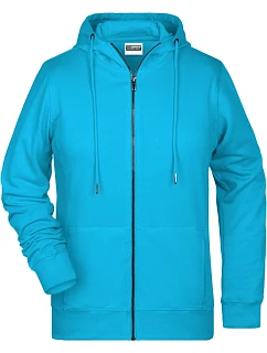 Dámská mikina s kapucí 02. turquoise model 22408946 - Daiber