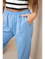 Kalhoty s kapsami Summer Punto modrý