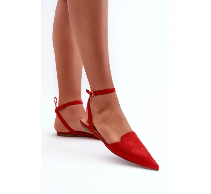 Šněrovací z se  červené model 21666749 - Boto