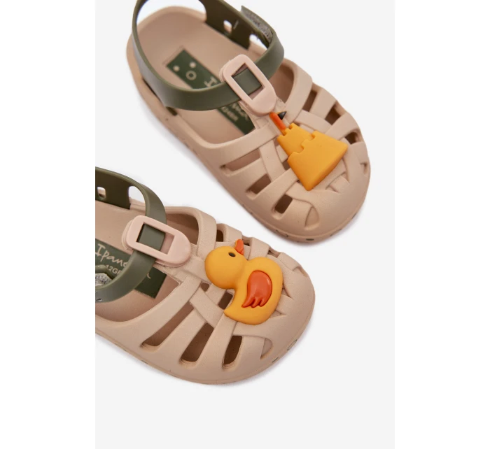 Dětské Sandály Na Suchý Zip 83619 Béžové Ipanema Summer XV Baby