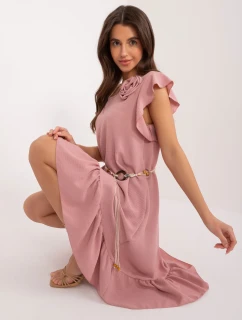 DHJ SK 8921 šaty.98 růžová