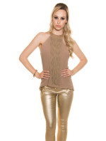 Sexy Koucla neckholder top with chains & fringes