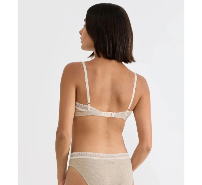 sloggi GO Ribbed R Bralette - GRAY - SLOGGI GRAY - SLOGGI