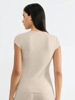 sloggi GO Ribbed T-Shirt - GRAY - SLOGGI GRAY - SLOGGI