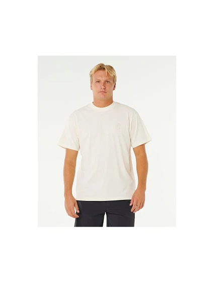 Pánské tričko RIP CURL Search Embroidery Tee, bílé