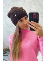 Dámská čepice Ramona K383 hnědá Dámská čepice Ramona K383 hnědá