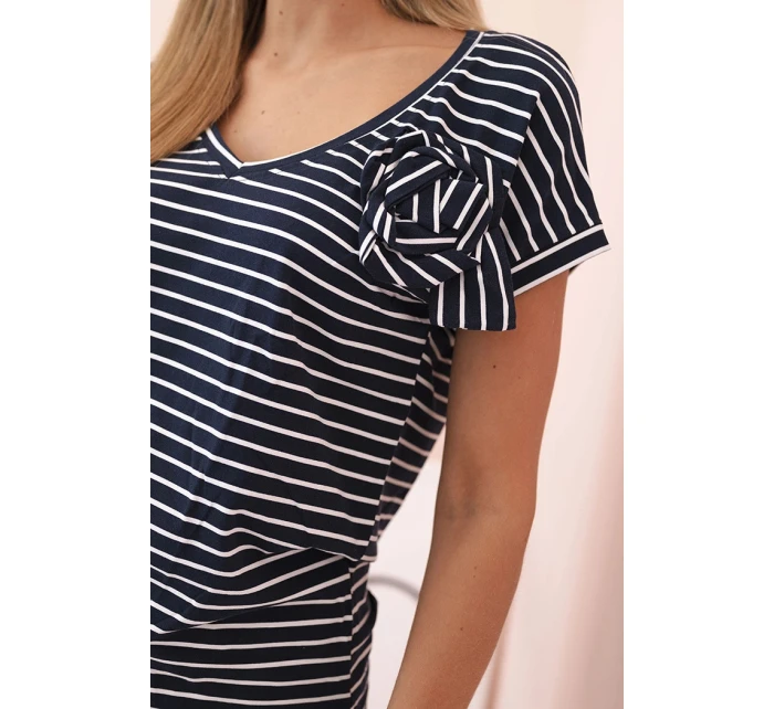 Top dámský bavlněný na ramínkách s výstřihem do V bílá Top dámský bavlněný na ramínkách s výstřihem do V bílá