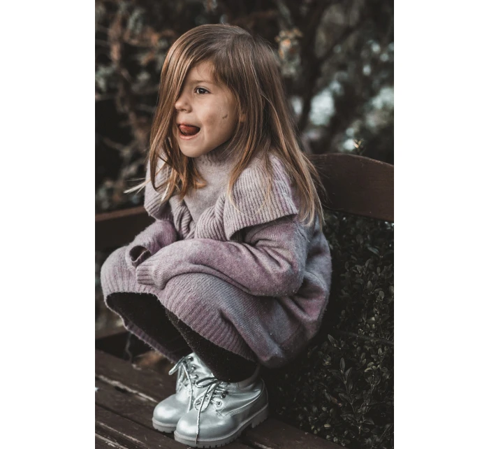 Dětské Boty Se Zipem stříbrné Dexter Dětské Boty Se Zipem stříbrné Dexter