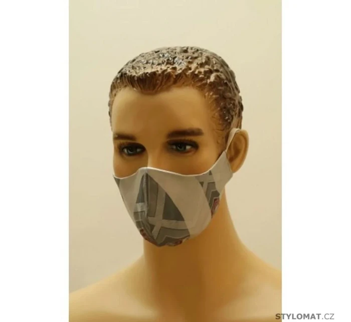 Dvouvrstvá rouška šedá - Vestis