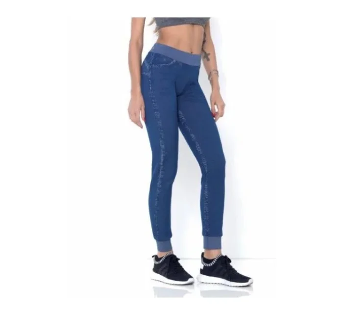 Dámské sportovní legíny Modrá jeans model 18997718 - Intimidea Dámské sportovní legíny Modrá jeans model 18997718 - Intimidea