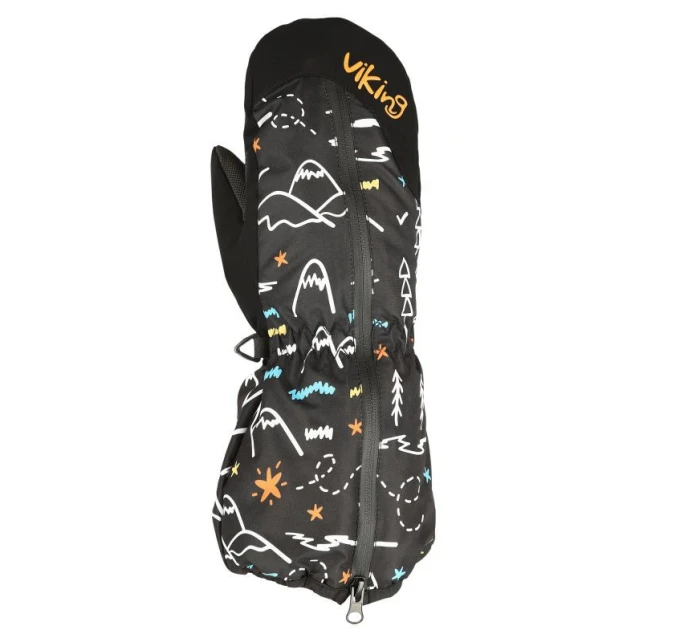Dětské zimní rukavice Viking Snoppy Aqua Thermo Tex s membránou černé (125/23/2288/09)