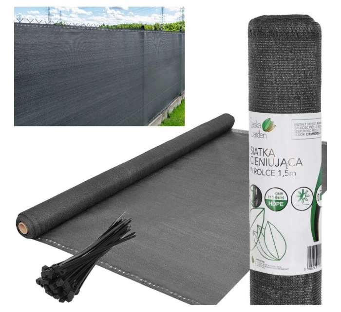 ODSTÍN SÍŤ 110G/M2 1,5X50M TMAVĚ ŠEDÁ ODSTÍN SÍŤ 110G/M2 1,5X50M TMAVĚ ŠEDÁ