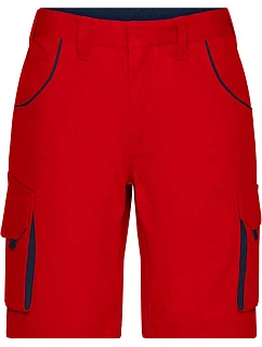 Daiber JN 872 (62) Pracovní bermudy - Color 02.872X red/navy