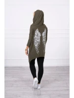 Halenka s model 21755694 potiskem khaki - K-Fashion Halenka s model 21755694 potiskem khaki - K-Fashion