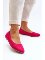 Dámské semišové baleríny Fuksie Kommia Dámské semišové baleríny Fuksie Kommia