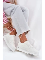 Nízké dámské sneakersy Big Star RR274A310 HI-POLY SYSTEM Bílé Nízké dámské sneakersy Big Star RR274A310 HI-POLY SYSTEM Bílé